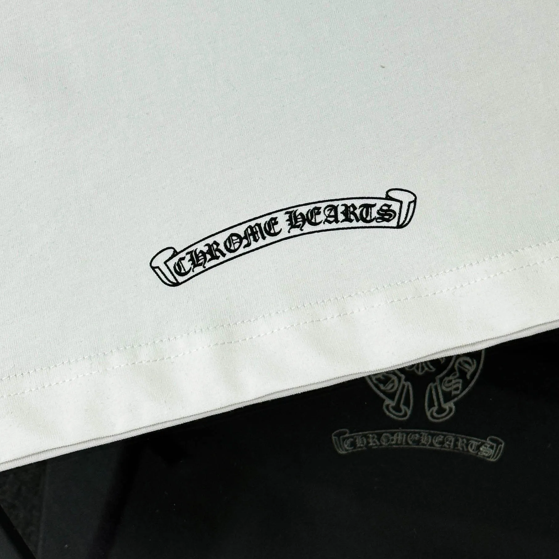 P180 Chrome Hearts 25 high version fabrics made of 300g high-density pure cotton, no deformation, no shrinkage, complete with three labels, same style for men and women, process: digital printing, color: white, black, green, SIZE: S-XL